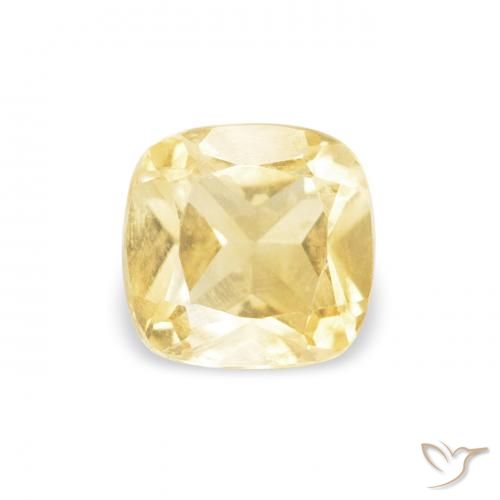 0.46ct 天然 淡黄色 黄水晶, 软垫, VVS-VS