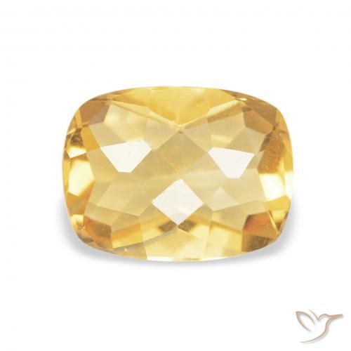 1.14ct 天然 中金 黄水晶, 软垫, VVS