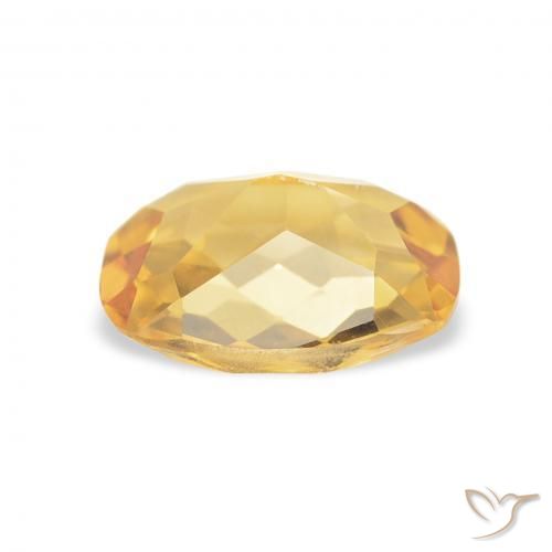 1.14克拉天然黄水晶，软垫，VVS