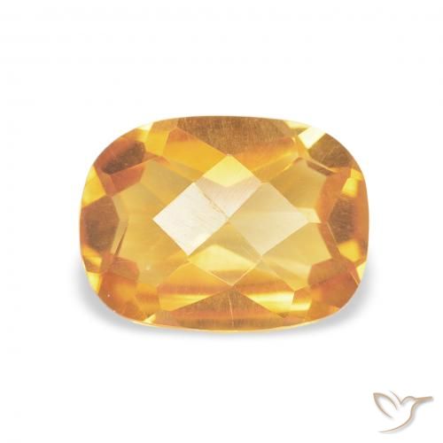 1.17ct 天然 橙金 黄水晶, 软垫, VVS-VS