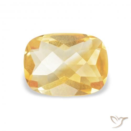 0.97ct 天然 黄金色 黄水晶, 软垫, VVS-VS