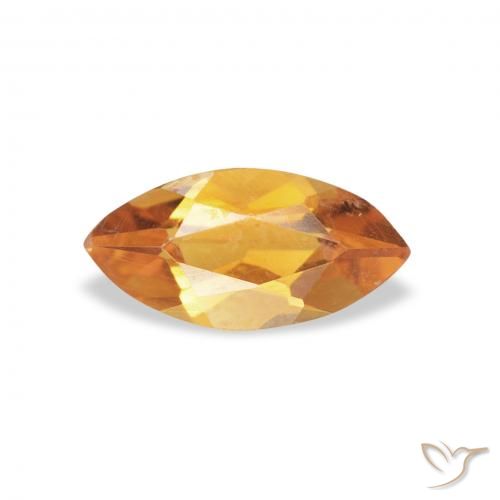 0.43ct 天然 黄金色 黄水晶, 榄尖形, VVS-VS