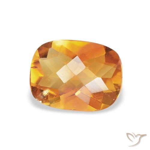 1.02克拉天然黄水晶,软垫,VS