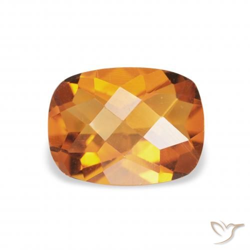 1.16ct 天然 土橙 黄水晶, 软垫, VVS
