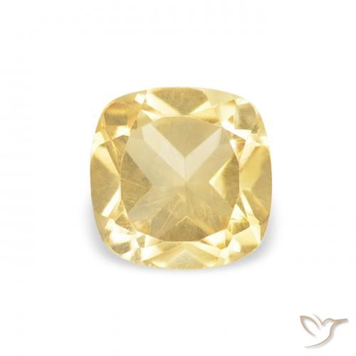 0.57ct 天然 金色 黄水晶, 软垫, VS