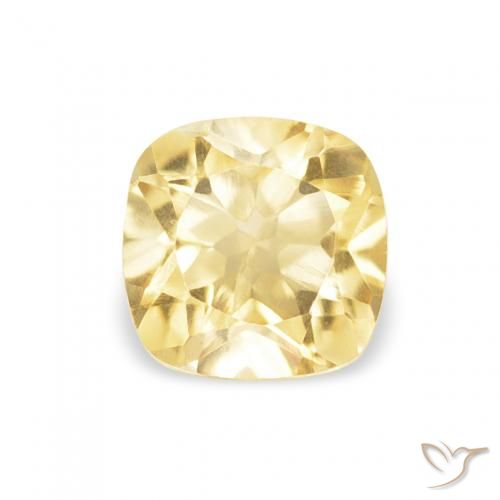 0.53ct 天然 金色 黄水晶, 软垫, VS