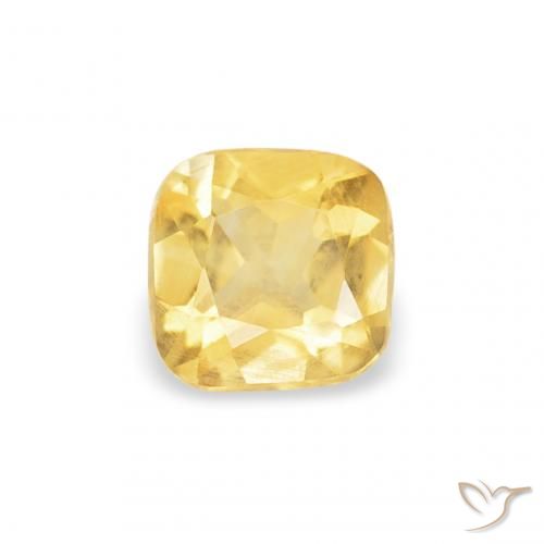 0.22ct 天然 金橙色 黄水晶, 软垫, VS