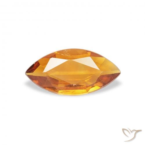 0.36ct 天然 黄金色 黄水晶, 榄尖形, VS