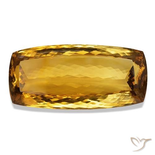 582.39ct Medium Light-Golden 黄水晶, 软垫, IF