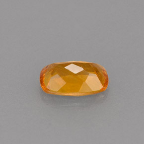 0.51克拉天然橙色单斜硅镁石，垫形剪裁，6.1×4.2毫米，VS-SI