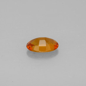 0.93克拉天然橙色单斜硅镁石，椭圆形切割，7.8×5.4毫米，VS-SI