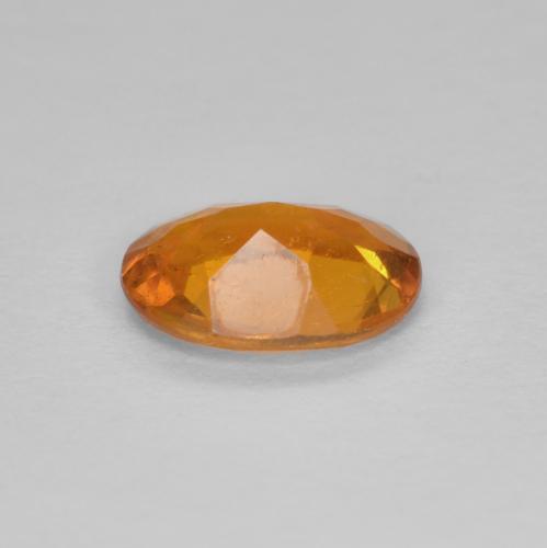 0.94克拉天然橙色单斜硅镁石，椭圆形切割，7.8×5.8毫米，SI