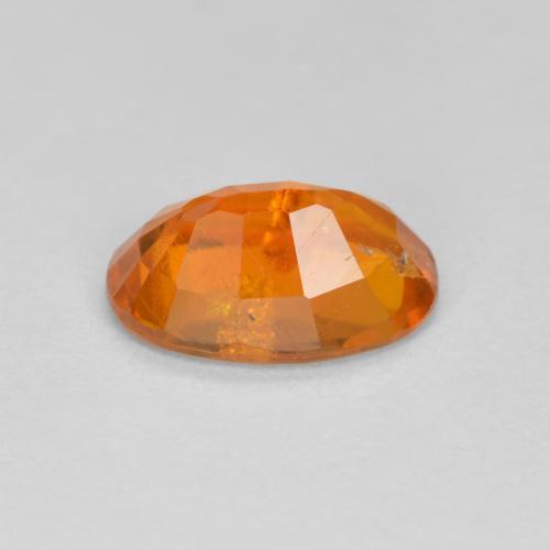 1.19克拉天然橙色单斜硅镁石，椭圆形切割，8.3×5.6毫米，SI-I1