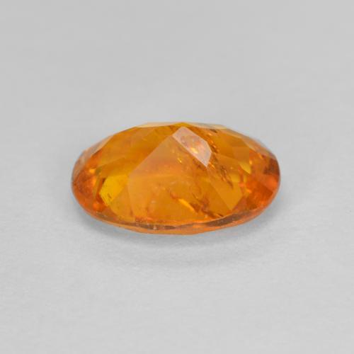 1.26克拉天然橙色单斜硅镁石，椭圆形切割，8.1×6毫米，SI-I1