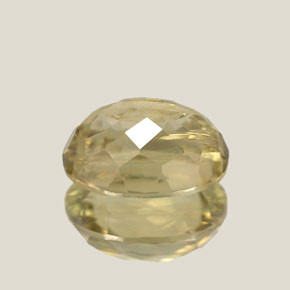 6.98克拉天然变色硬水铝石，椭圆形切割，13×9.8毫米，SI