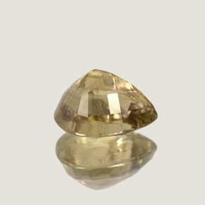 4.37克拉天然变色硬水铝石，梨形，11.5×8.1毫米，SI
