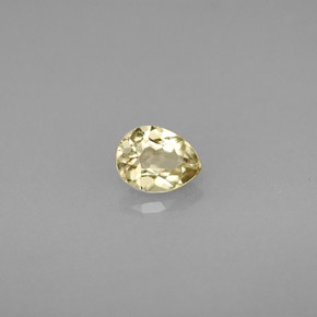 0.58克拉天然变色硬水铝石，梨形，5.7×4.5毫米，VS