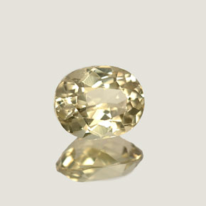 0.83克拉天然变色硬水铝石，椭圆形切割，6.3×5.1毫米，VVS-VS