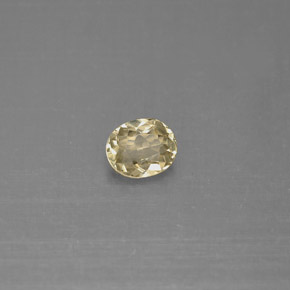 0.47克拉天然变色硬水铝石，椭圆形切割，5.4×4.5毫米，VVS-VS