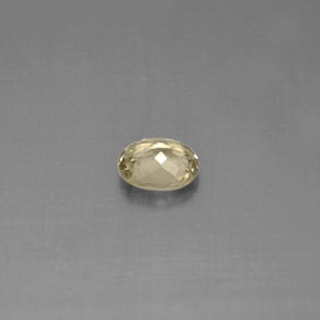 0.47克拉天然变色硬水铝石，椭圆形切割，5.4×4.5毫米，VVS-VS