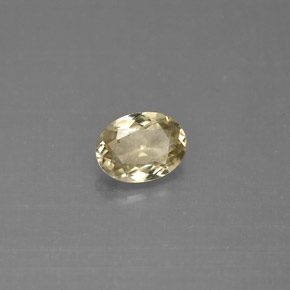 0.70克拉天然变色硬水铝石，椭圆形切割，6.6×4.9毫米，VVS-VS