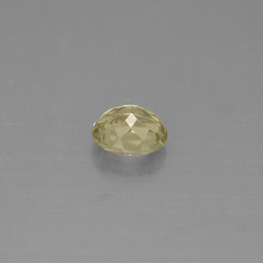 0.69克拉天然变色硬水铝石，椭圆形切割，5.7×4.9毫米，VS