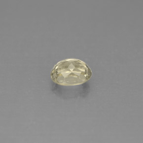 0.63克拉天然变色硬水铝石，椭圆形切割，5.6×4.6毫米，VS