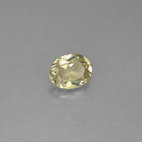 0.71克拉天然变色硬水铝石，椭圆形切割，6.3×5毫米，VS