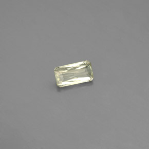 0.35克拉天然变色硬水铝石，祖母绿式切割，5.6×3毫米，VS