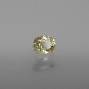 0.32克拉天然变色硬水铝石，椭圆形切割，4.7×3.7毫米，VS
