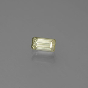 0.50克拉天然变色硬水铝石，祖母绿式切割，5.5×3.1毫米，VS