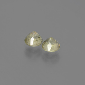 克拉天然变色流散，圆形切割，VS-SI