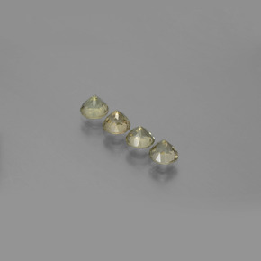 克拉天然变色流散，圆形的，VVS-VS