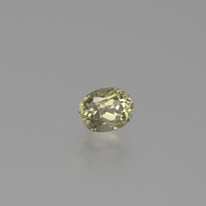 0.60克拉天然变色硬水铝石，椭圆形切割，5.5×4.3毫米，VS