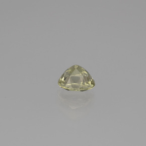 0.60克拉天然变色硬水铝石，椭圆形切割，5.5×4.3毫米，VS