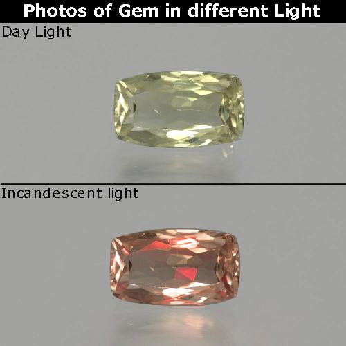 1.02克拉天然变色流散，垫形剪裁，VS-SI