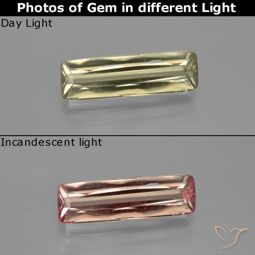3.05ct 天然 淡黄色 变色流散, 软垫, VVS-VS