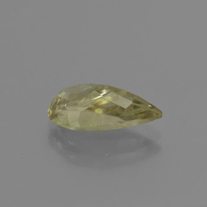 2.40克拉天然变色变色硬水铝石，梨形，12.1×6.7毫米，SI