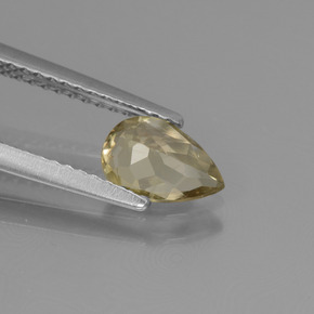 0.71克拉天然多色变色硬水铝石，梨形，7.5×5.2毫米，VS