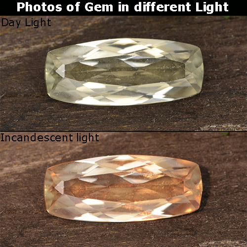 1.17克拉天然变色流散，垫形剪裁，VVS