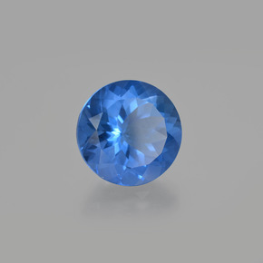 15.29克拉天然变色萤石，圆形切割，VS