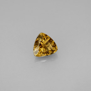 0.85克拉天然多色变色石榴石，三角形，5.6×5.6毫米，VS