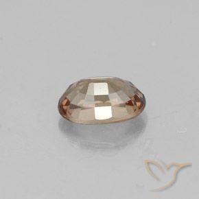 0.71克拉天然棕色变色石榴石，椭圆形切割，6.1×4.1毫米，VVS-VS