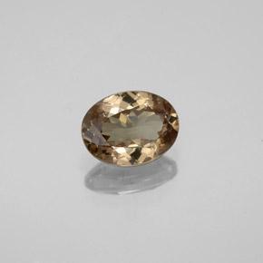 1.48克拉天然棕色变色石榴石，椭圆形切割，8×6.1毫米，VS-SI