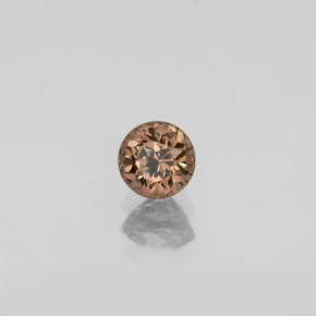 0.61克拉天然变色石榴石，圆形切割，VVS-VS