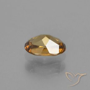 0.72克拉天然金色变色石榴石，椭圆形切割，5.9×4毫米，VVS-VS