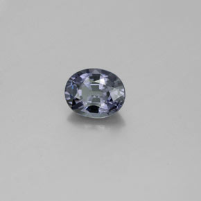 0.85克拉天然多色变色石榴石，椭圆形切割，6.2×5.1毫米，VVS
