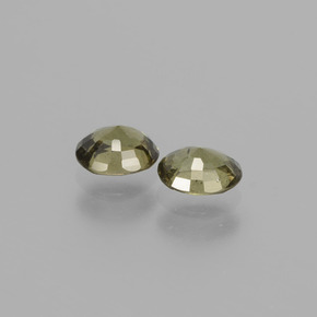 克拉天然变色石榴石，椭圆形切割，VS-SI