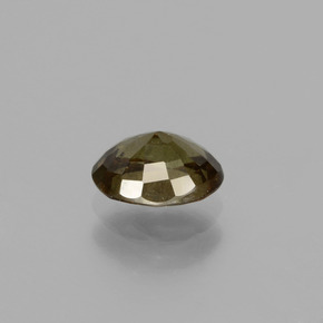 0.89克拉天然棕色变色石榴石，椭圆形切割，6.4×4.8毫米，VS