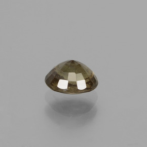 0.81克拉天然棕色变色石榴石，椭圆形切割，5.7×4.6毫米，VS